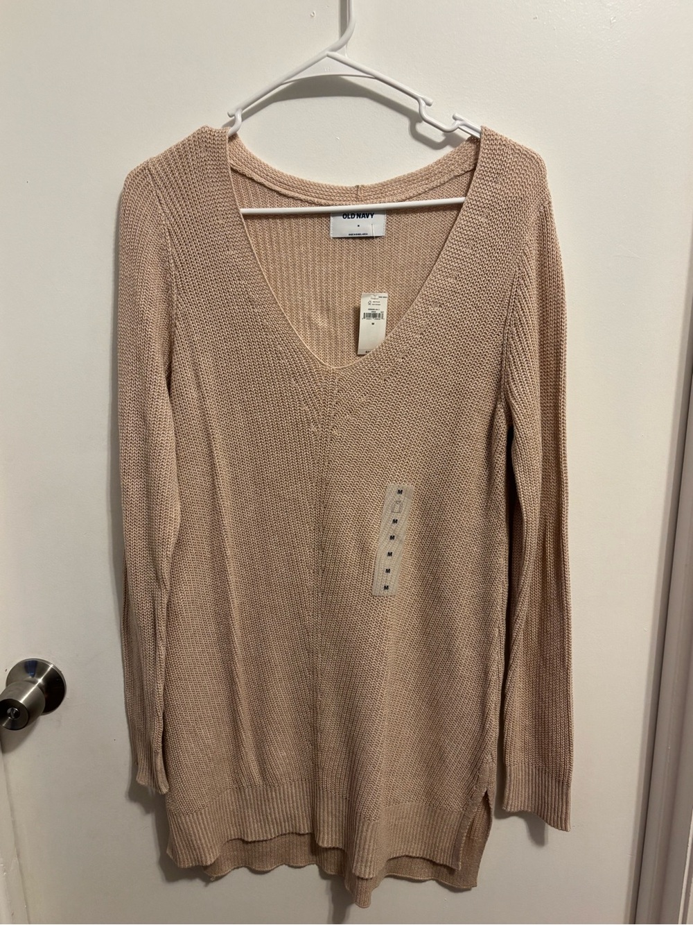 Old Navy Tan V-neck Sweater